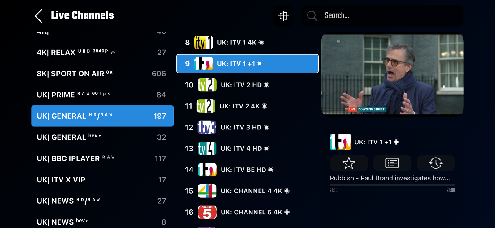 Premium streaming content