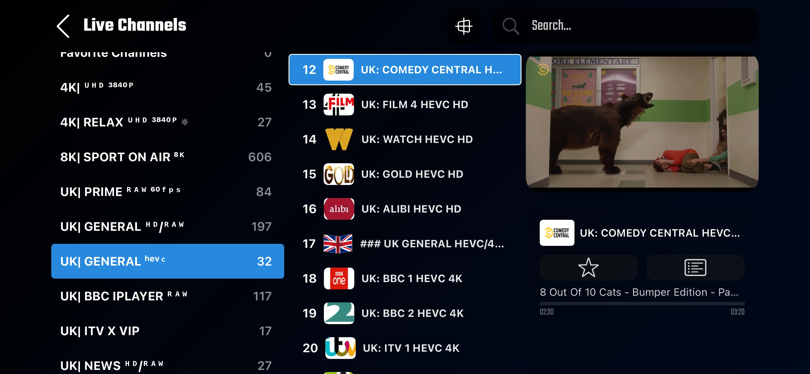 Amazon Firestick 4K with IPTV apps