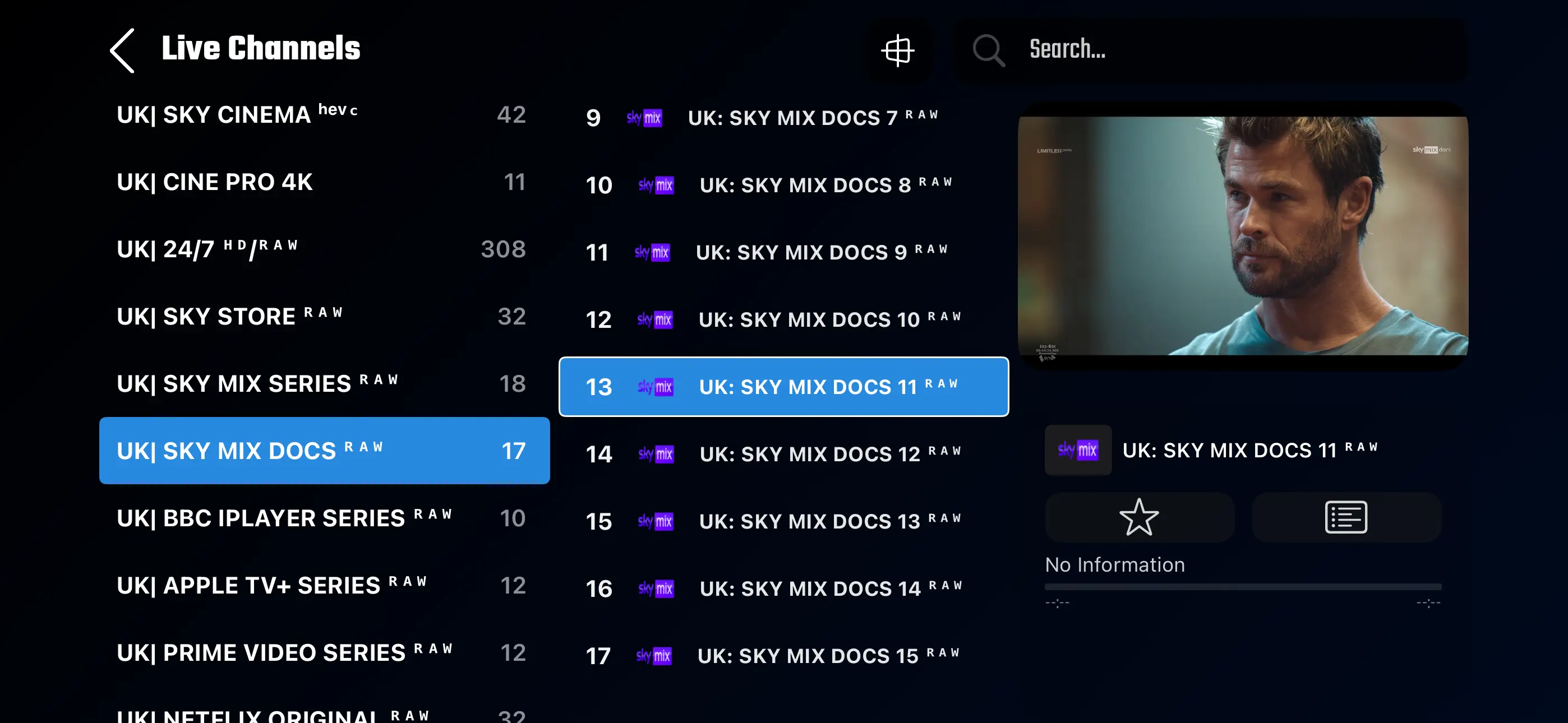 UK TV channels available on IPTV
