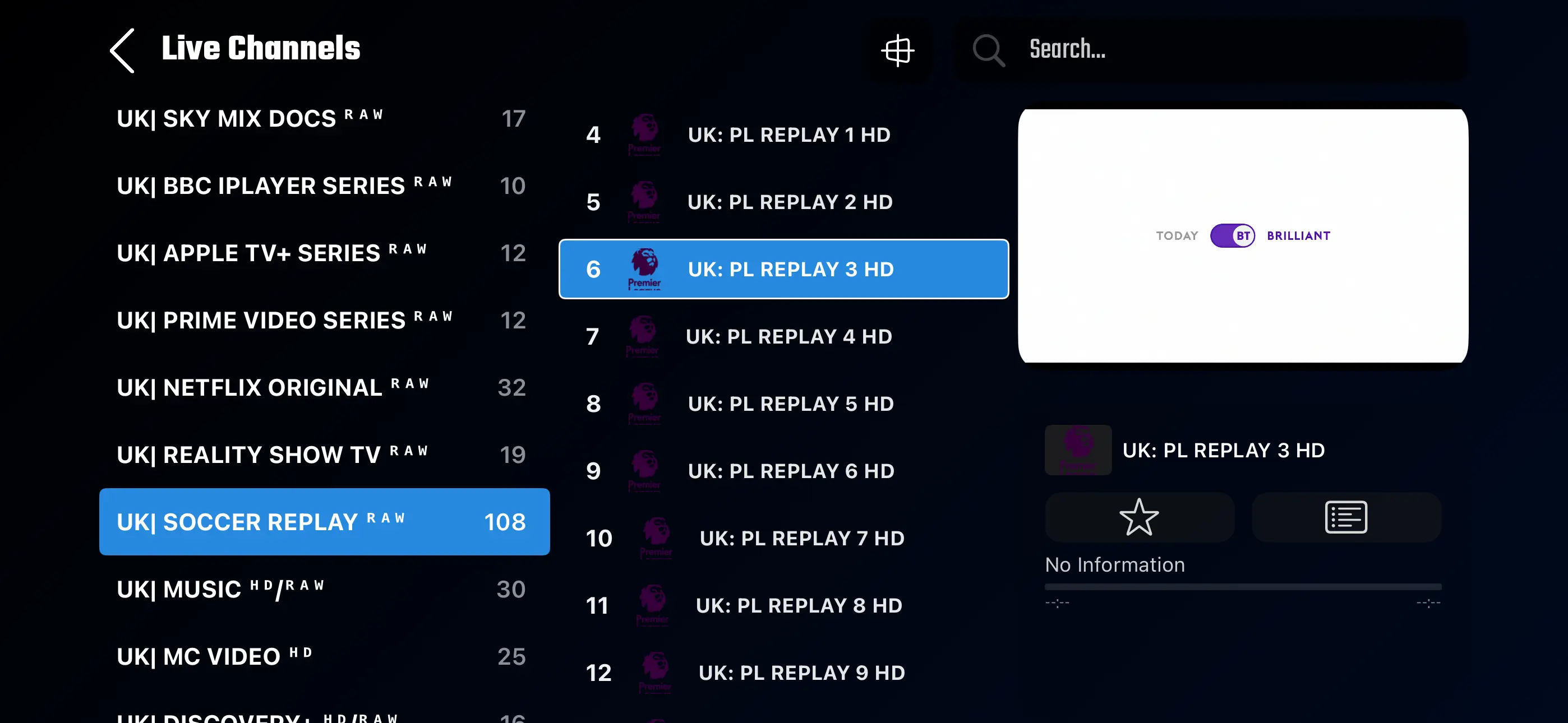 Premier League streaming on IPTV in UK